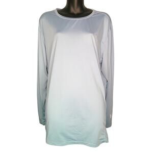 Northyard Long Sleeve Men's XL Athletic Shirt Light Blue Nautical